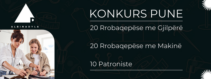Rrobaqepëse me Gjilpërë (20), Rrobaqepëse me Makinë (20), Patroniste (10)
